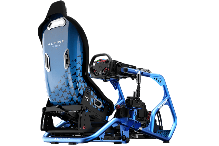Trak Racer Alpine Racing TRX hybrid sim racing rig for Direct Drive